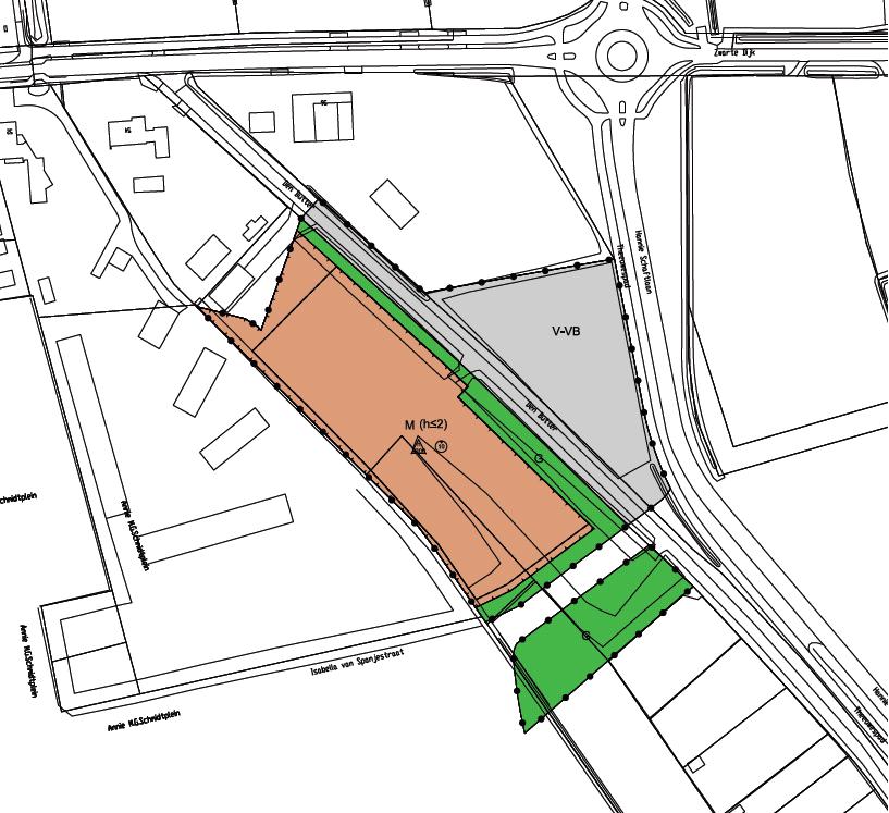 Bijlage D001fig Algemene opzet rekenmodel 400400 Detail puntbron Mobiele bron Puntbron Toetspunt Bebouwingsgebied