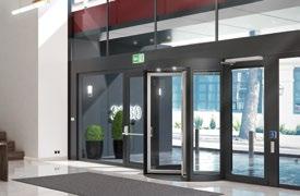 04 ASSA ABLOY Tourniquetdeuren Power Assist beweegt op uw ritme mee Heeft u een kantoorgebouw met alleen personenverkeer? Dan wilt u uw bezoekers ontspannen en comfortabel verwelkomen.