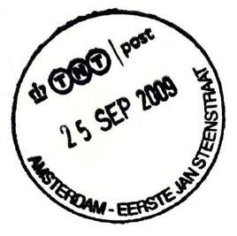 voor september 2009: Postkantoor (adres in 2016:
