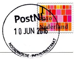 Het stempel werd in januari 2017