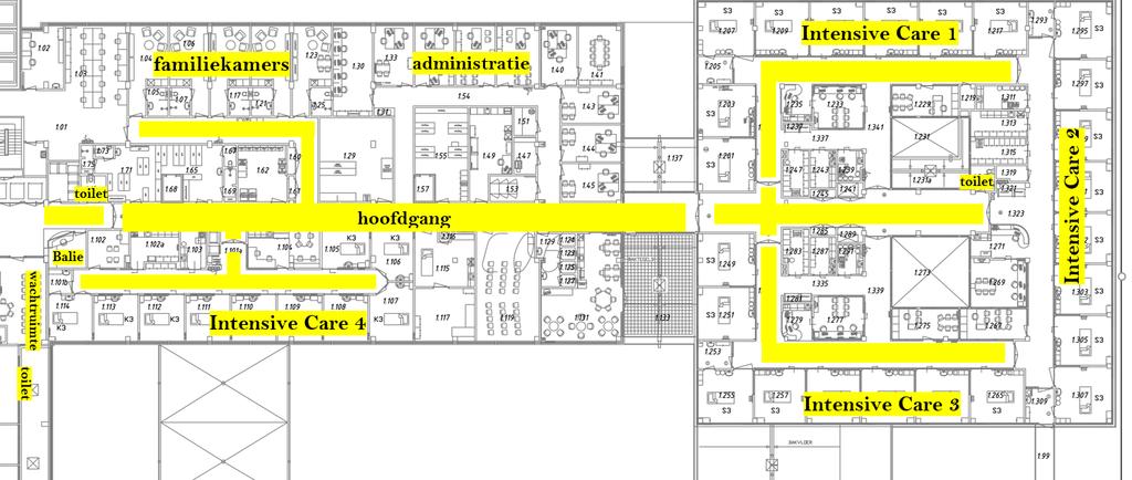 familiekamers. Gelieve het bellen in de centrale gang zoveel mogelijk te beperken.