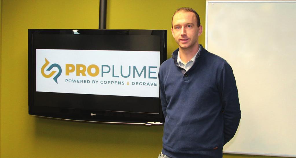 ProPlume; Nieuwe vleespluimvleespecialist in Vlaanderen Sector in beweging Samen met Voeders Degrave uit Staden (West- Vlaanderen) is Coppens Diervoeding een nieuw bedrijf gestart; ProPlume.