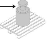 1.3 Gewichtskalibratie 1 2 VOORBEELD: M1 = 500 M2 = 1500 M3 = 2500 Zet indicator aan druk op de aan/uit toets M = totaal kalibratiegewicht geplaatst op de iforks (incl.