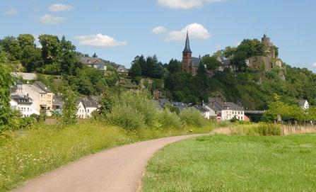 kloosters, tabaksboeren of de charmante binnenstad van Wittlich. Steeds weer kruist het riviertje de Lieser uw weg, over viaducten en door tunnels.
