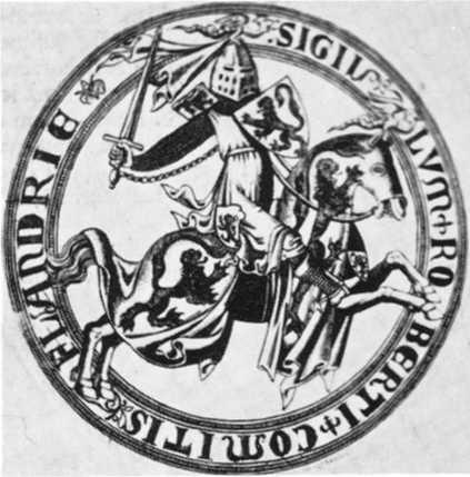 55 Robrecht van Béthune erfde de titel Graaf van Vlaanderen, als oudste zoon van Gwijde van Dampierre, toen deze op 07 maart 1305 overleed in de gevangenis van Compiègne.