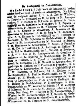 1924 7 juli d.e.l. 1. T. Zijlstra - Romke Wijmenga - Piet Jansen (ƒ 48,-) 2. Hi.