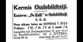 4 juli afd. jonges (maaandag - 14 partuur) 1. Sneek: Sj. Sikkens - Sj. IJpma - B. Bloem 2. Leeuwarden: G. Bottema - J.