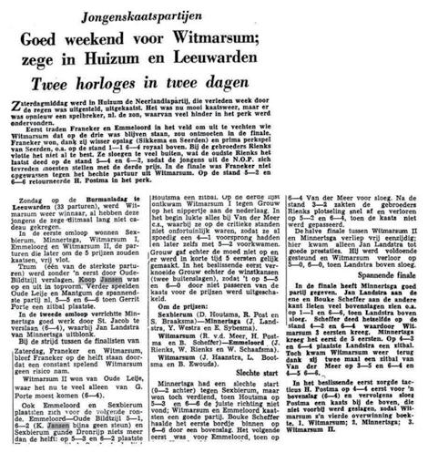 Koop Jansen Kaatste foor Ouwe-Syl (1955) en Hijum (fan 1957 ôf).