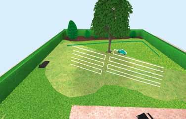Eenvoudige tuin Tuinkaart 1 2 Logicut Intelligent 3 Praktisch in elk opzicht Regen of zonneschijn, de Indego doet zijn werk.