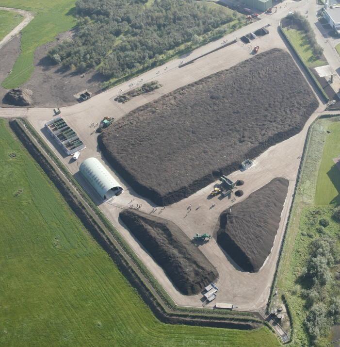 f. De groencompostering In augustus 2005 werd de groencompostering op site noord uitgebreid tot een verwerkingscapaciteit van 35.000 ton op jaarbasis.