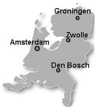 Neem vanaf de A-28 de afslag Zwolle-Centrum en volg de ANWB-borden IJsselhallen-Zwolle. Op het afgesloten parkeerterrein zijn 3.