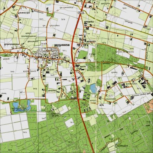 Bijlage 1 Adviesbureau voor milieumanagement Veldweg 11 5447 BH RIJKEVOORT Geografische aanduiding locatie op de topografische kaart Schaal 1: