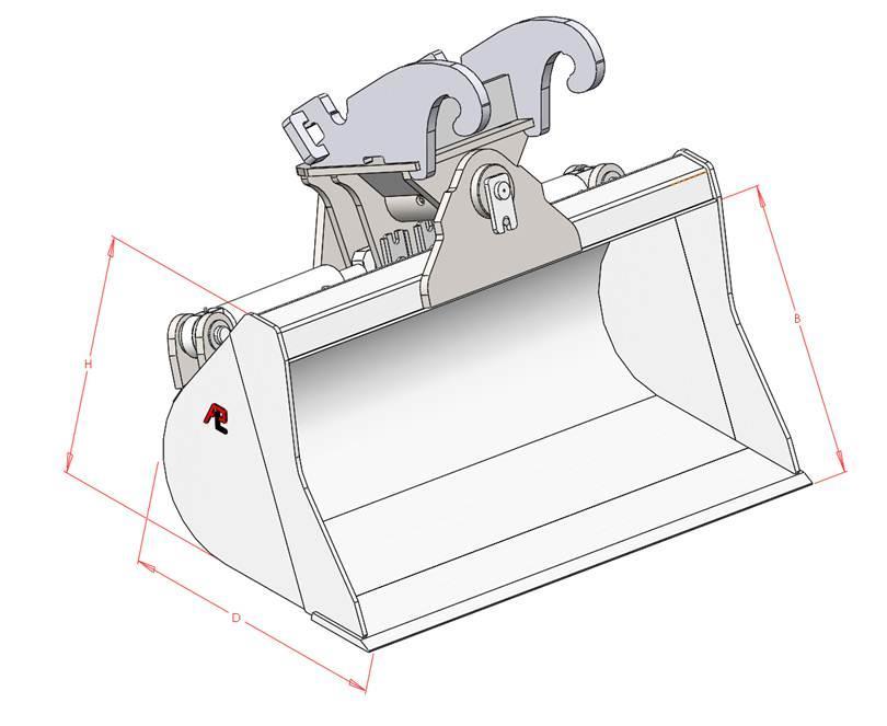 MINI-KANTELBAK De mini-kantelbak is leverbaar als mini-slotenbak-m1 en als mini-slotenbak-m2 met kantelfunctie. Slijtstrippen en watergaten worden bij dit type bak vaak als optie besteld.