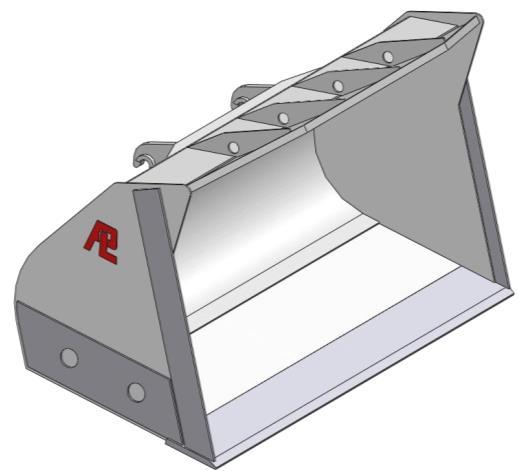 SHOVEL-LAADBAK De shovellaadbak is speciaal ontworpen om optimale vulling te realiseren.