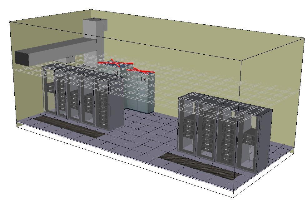 Model 201 Overzicht Ambient air 15 C Geen blindpanelen 6 vloer