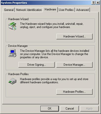 De driver installeren en instellen (Windows) Windows 2000 1. Terwijl de GS-10 niet is aangesloten, start u Windows op. Haal alle USB kabels los, behalve die van een USB toetsenbord en muis. 2. Klik op de Windows Start knop, en uit het menu dat verschijnt, selecteert u Instellingen Configuratiescherm.