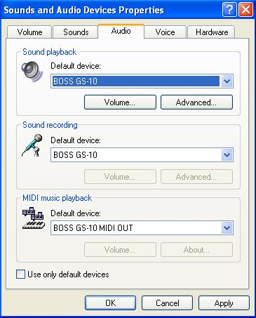 De driver installeren en instellen (Windows) De invoer/uitvoer bestemming voor geluid specificeren Windows XP/2000/Me gebruikers 1.