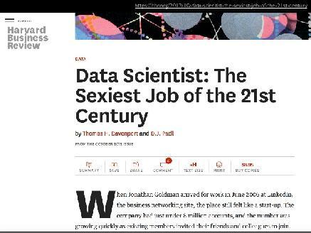 Data science De enorme toename van data heeft geleid tot een nieuwe (wetenschappelijke) tak aan de databoom.