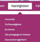 Map: Waar is wat te vinden? Onder welke button op de website?