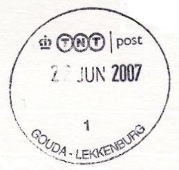 (adres in 2007: eigen vestiging Postkantoren BV) GOUDA - LEKKENBURG # 1