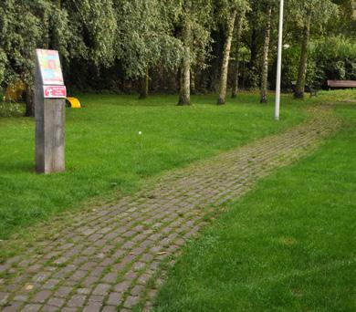 C.Schut en Eikblok vormen allebei een centraal groen plekje in het deel Expo.