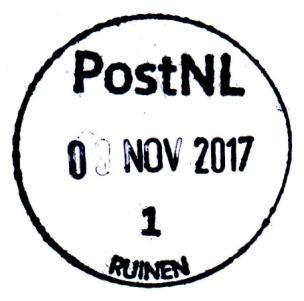 RUINEN (DR), Westerstraat 17 Postkantoor; adres in 2017: Coop Wim van Dijk supermarkt RUINEN 1 Met dank aan Ernst Flentge voor de afdruk van 03 NOV 2017 RUINERWOLD (DR), Havelterweg 3 Postkantoor;