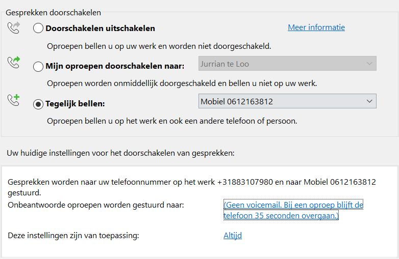 Er zijn drie mogelijkheden (geldt voor je eigen 088-nummer): 1. Oproepen naar je 088-nummer komen binnen op zowel PC, laptop als je mobiele telefoon. 2.