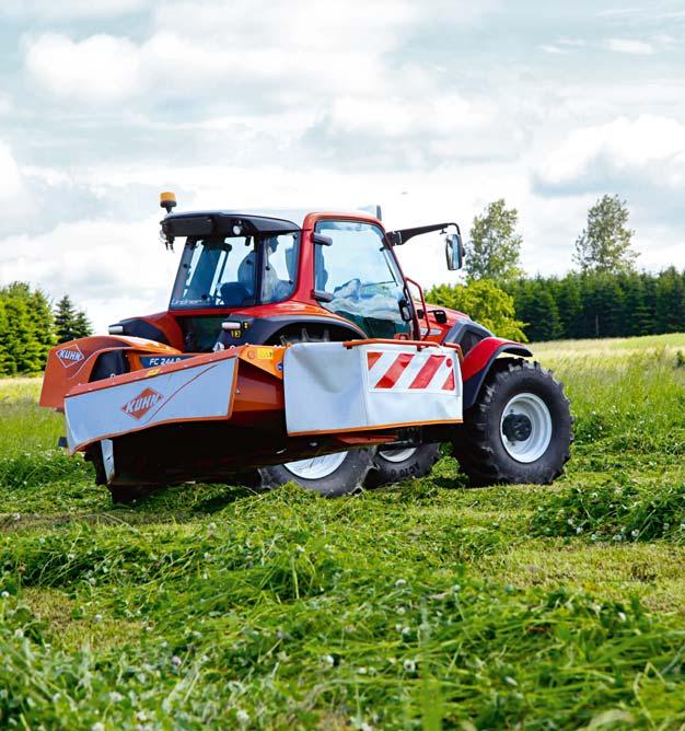 FC 314 (D) LIFT-CONTROL VEILIG TIJDENS TRANSPORT Voor de FC 314 met 3,11m werkbreedte geldt dezelfde argumenten als bij de kleinere modellen.