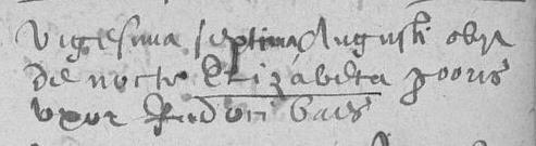 Hij was eerst gehuwd met Elisabeth Gooris. Zij hadden een dochter, Catharina (de) Baes, geboren op 31.01.1649 te Lokeren.