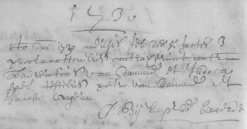 Vindplaats: rijksarchief Beveren, huwelijksakten Eksaarde 8/9/1729 6/9/1791, pagina 3 van 88 JOANNA BAES 1.