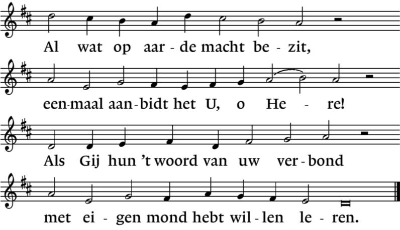 Dienst van het Woord Gebed om licht Schriftlezing: Psalm 138