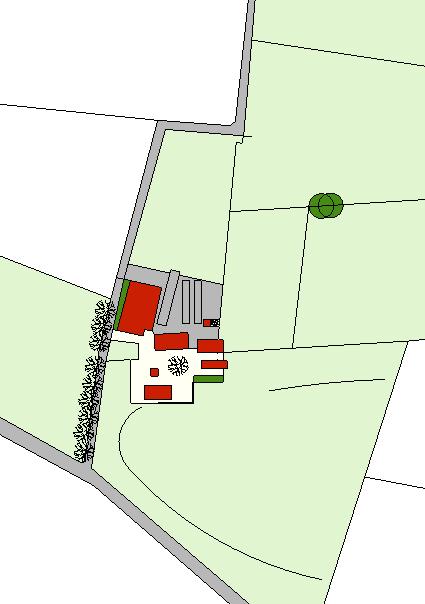 Weidepercelen Te slopen Ligboxenstal Te verwijderen mestkelder/ kuilplaten Te vervallen bouwvlak Weidepercelen Kaart 6: Huidige inrichting (situatie jan 2015) met de aanduiding van de