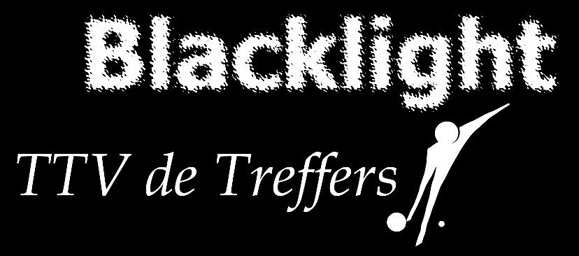 Hiervoor heeft de Treffers de hele zaal glow in the dark gemaakt om te tafeltennissen! De open middag Blacklight Tafeltennis is op zaterdagmiddag 16 december van 14.00 