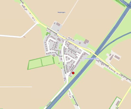 2. Situatie De ligging van het meetpunt in Heijningen (gemeente Moerdijk) is weergegeven in onderstaande kaart.