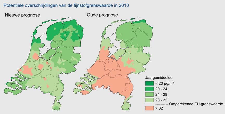 pagina 3 van 16 Omvang fijnstofprobleem kleiner dan eerder aangegeven Hoofdconclusies Er zijn sterke aanwijzingen dat de concentratie van fijn stof in Nederland momenteel 10-15% lager is dan eerder