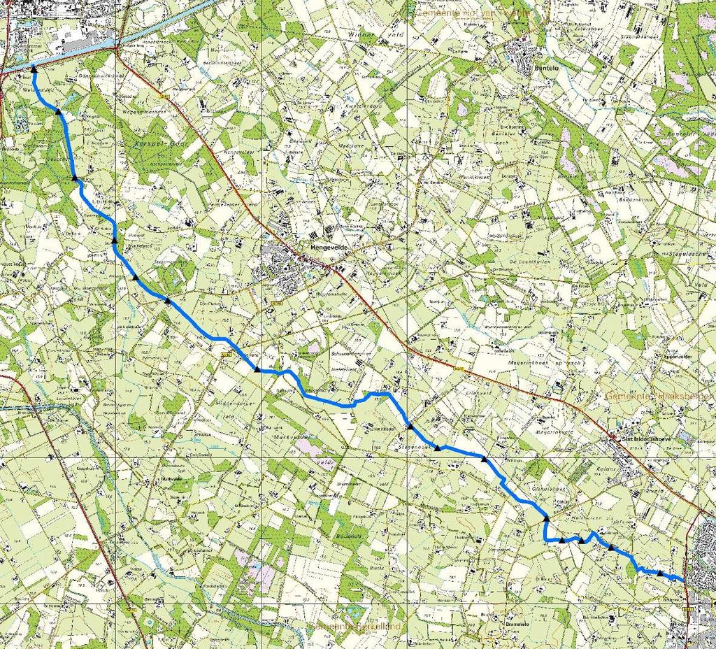 1 Inleiding Waterschap Regge en Dinkel hebben plannen om de Fluttersbeek en een deel van de Poelsbeek (tussen Haaksbergen en Goor; zie afbeelding) te saneren vanwege de daar aanwezige