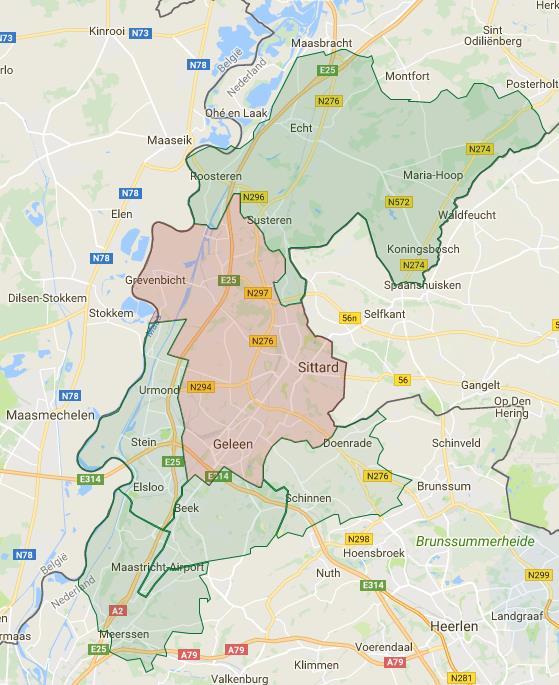 2. Marktanalyse 2.1 Onderzoeksgebied 9 Onderzoeksgebied Teneinde een goed beeld te vormen van de regionale hotelmarkt is een onderzoeksgebied vastgesteld.