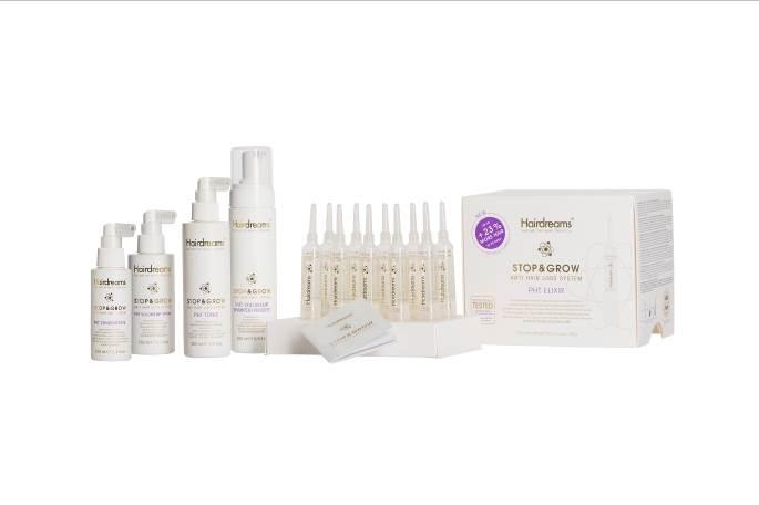 Hairdreams Stop&Grow Anti Hair Loss System Originele foto's van de Hairdreams Salon studie: (klant