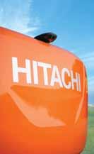 Hitachi zet zich al lang in voor het recycling van onderdelen, zoals aluminium onderdelen in radiateuren en oliekoeler. Kunststof onderdelen zijn gemarkeerd voor recycling.