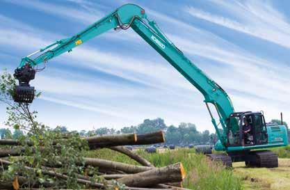 Rupsgraafmachines: lange giek Bereik van 11 tot 18 meter!