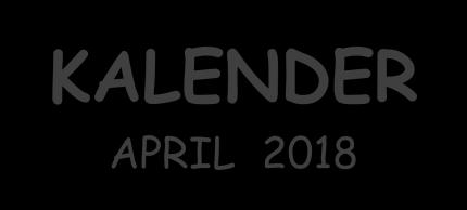 zaterdag 15 zondag KALENDER Kalender APRIL 2016 2018 Paasvakantie 16