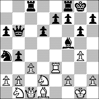 22 bxc3! Ontzettend scherp gespeeld. Twee stukken hangen bij zwart, maar deze worden volledig genegeerd. Terecht! 23.Pc4 23.