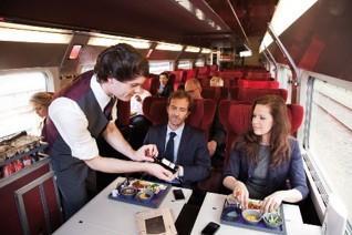 de lounges en reserveren van een taxi aan boord) Seizoensgebonden treinen Thalys