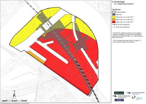 Archeologie De eerste archeologiekaart die tijdens de workshops ter discussie is geweest was een kaart die niet discrimineerde voor het gebied: alles