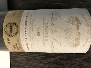 la Tuilerie 1988 Melding: 2 e wijn van Le-grand-enclos de Cérons Wijn D Château des Fougères