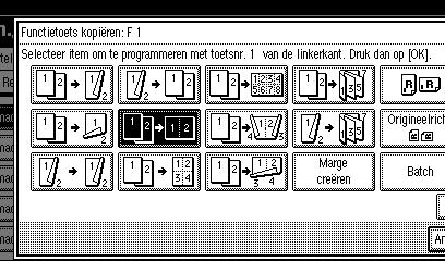 Gebruikersinstellingen (Eigenschappen Kopieermachine/Document Server) Algemene eigenschappen P.