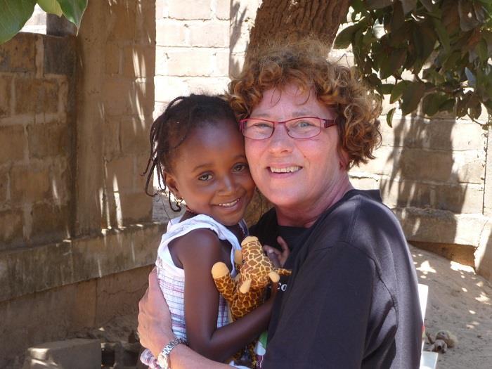 Mijn djembé lerares Karin en haar vriend Fons waren gedurende dit werkbezoek met ons mee in Gambia.