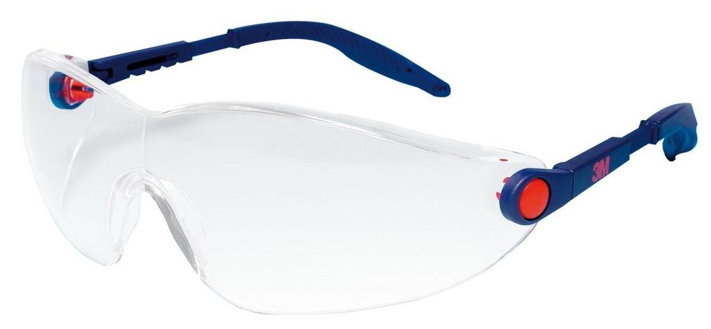3M 2740 veiligheidsbril De 3M 270 veiligheidsbril is een moderne bril met diverse verstelmogelijkheden voor extra comfort en oogbescherming.