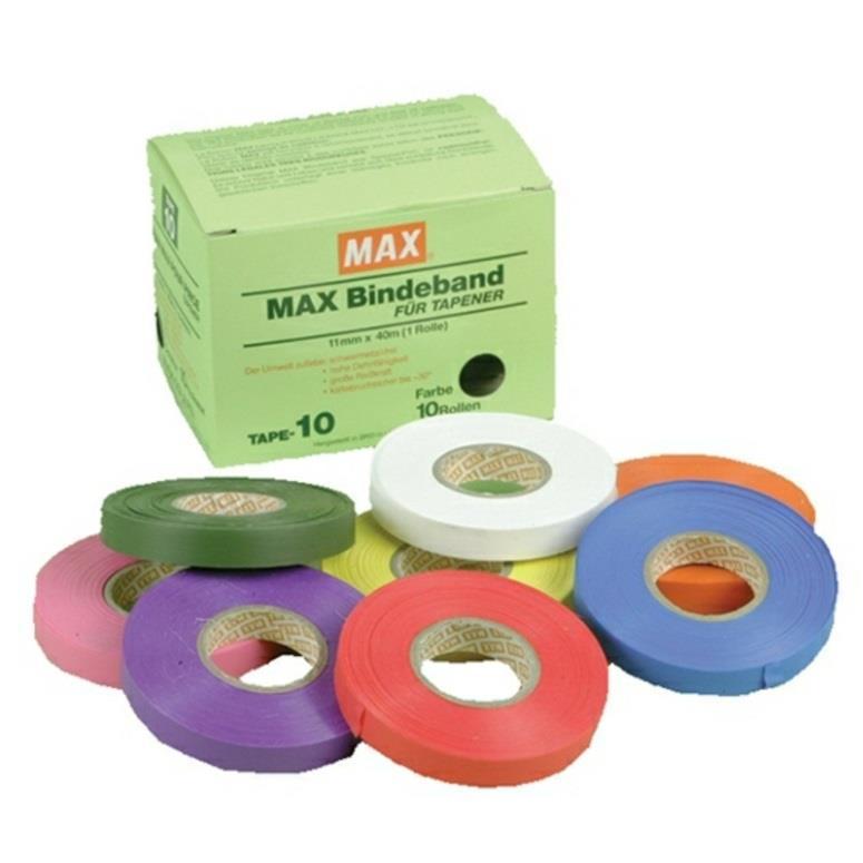 Max tape nr. 10 Voor lichte of tijdelijke bindingen.