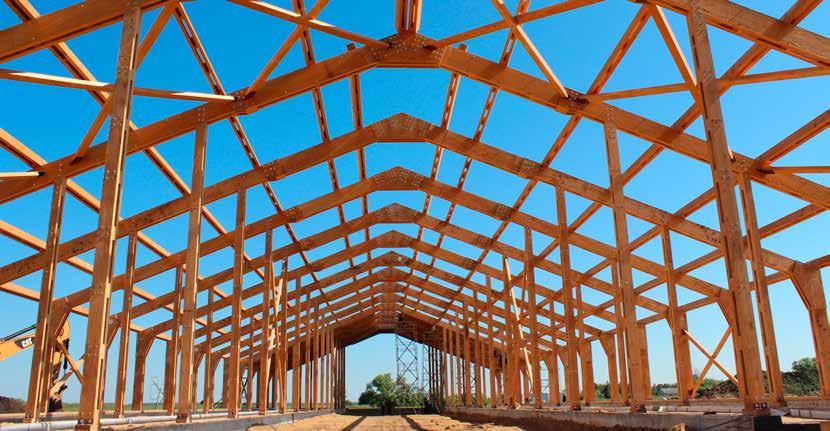 LVL Gelamineerd fineerhout voor structurele toepassingen De structurele LVL- balken bestaan uit meerdere lagen verlijmd dun fineerhout.